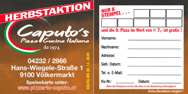 Pizza-Pass Herbstaktion